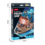 Cubicfun Mini - Puzzle 3D Barco Pirata