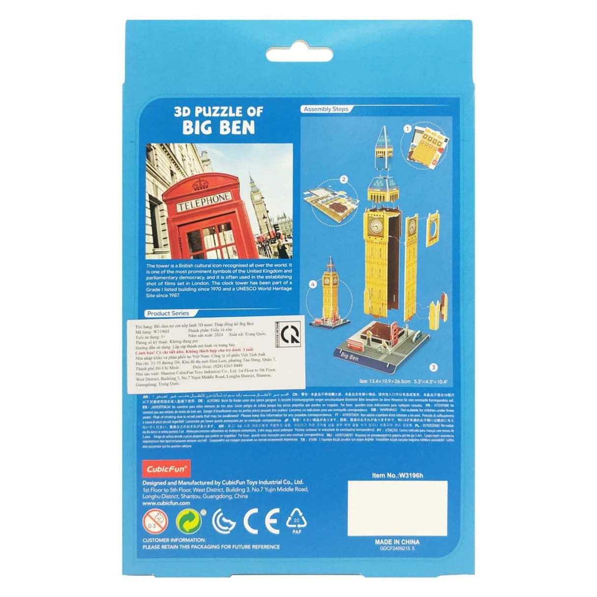 Cubicfun Mini - Puzzle 3D Big Ben