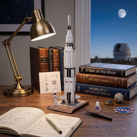 Cubicfun Mini - Puzzle 3D Cohete Saturno V