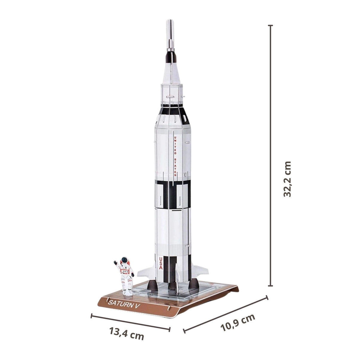 Cubicfun Mini - Puzzle 3D Cohete Saturno V