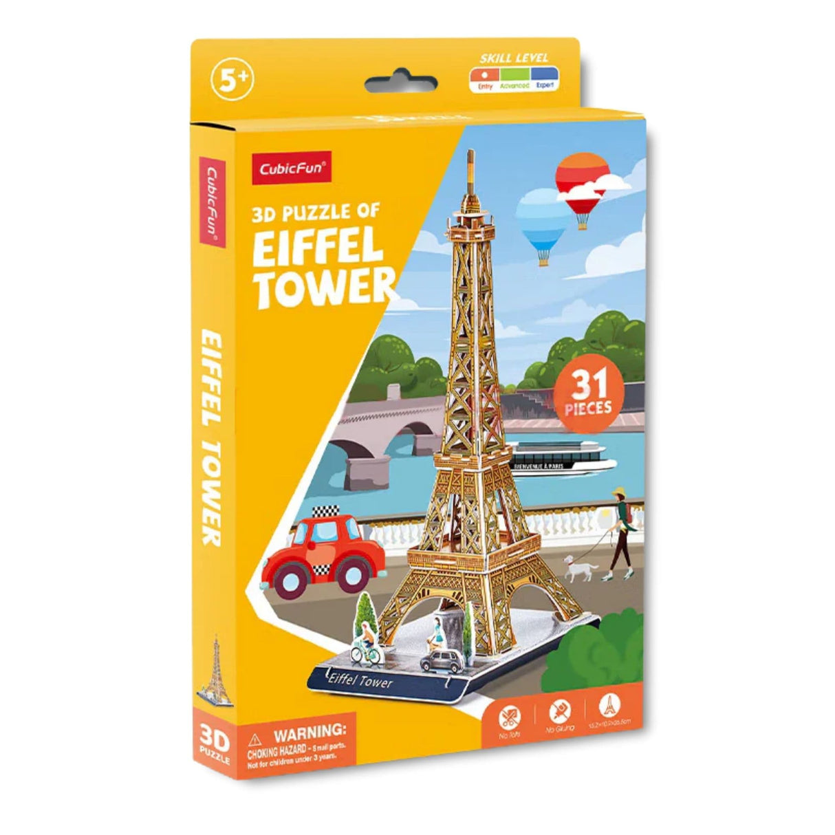 Cubicfun Mini - Puzzle 3D Torre Eiffel