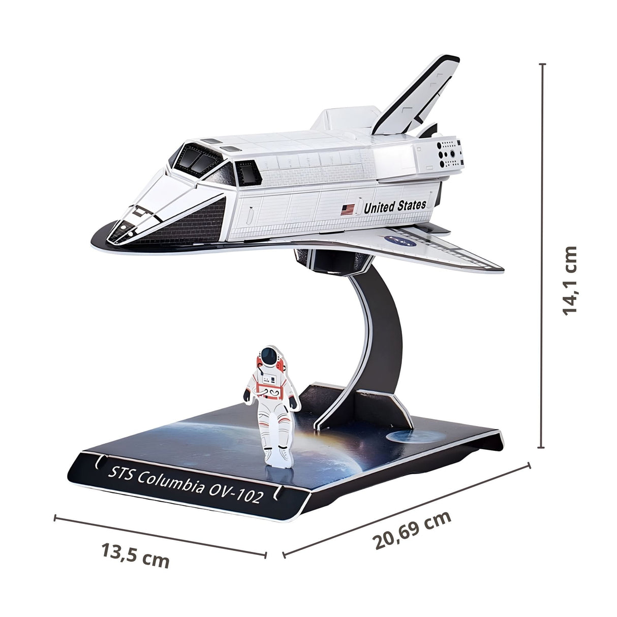 Cubicfun Mini - Puzzle 3D Transbordador Espacial