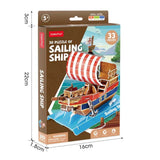 Cubicfun Mini - Puzzle 3D Velero