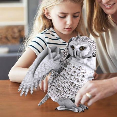 Cubicfun National Geographic - Puzzle 3D Animales Buho Nival