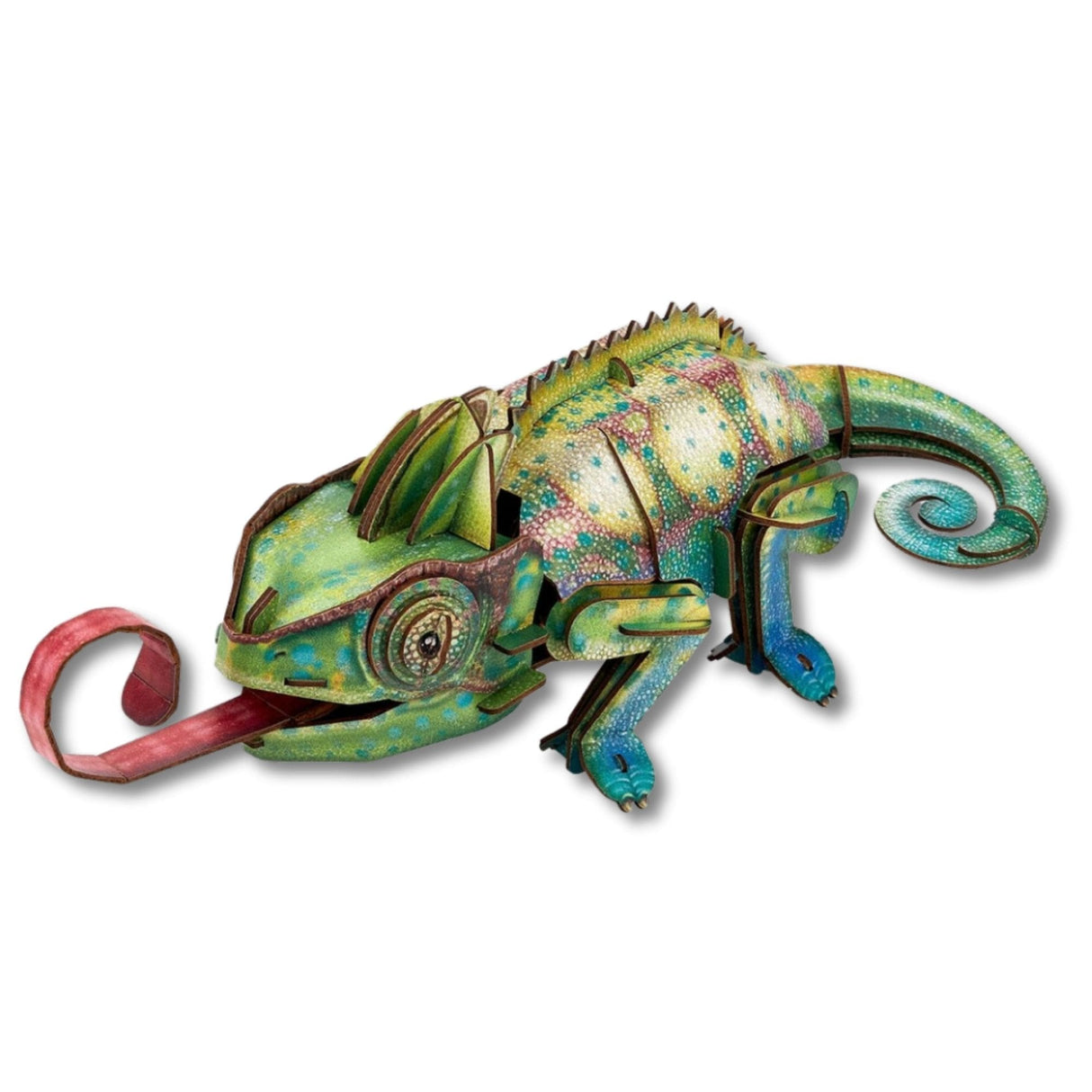 Cubicfun National Geographic - Puzzle 3D Animales Salvajes Camaleón Velado