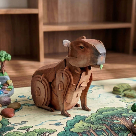 Cubicfun National Geographic - Puzzle 3D Animales Salvajes Capibara