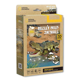 Cubicfun National Geographic - Puzzle 3D Animales Salvajes Cocodrilo