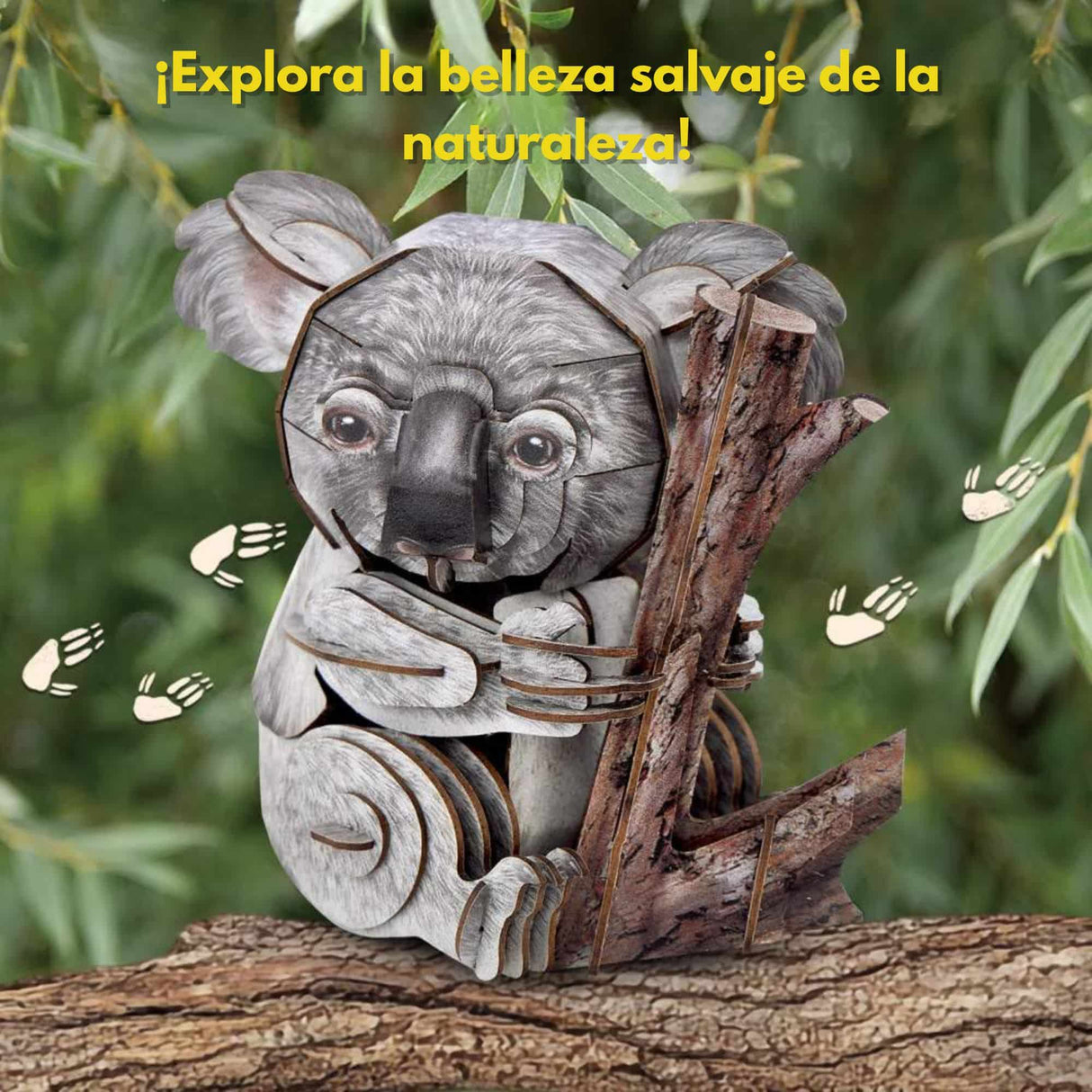 Cubicfun National Geographic - Puzzle 3D Animales Salvajes Koala