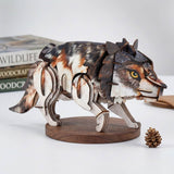 Cubicfun National Geographic - Puzzle 3D Animales Salvajes Lobo Gris