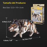 Cubicfun National Geographic - Puzzle 3D Animales Salvajes Lobo Gris