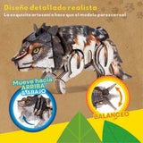 Cubicfun National Geographic - Puzzle 3D Animales Salvajes Lobo Gris