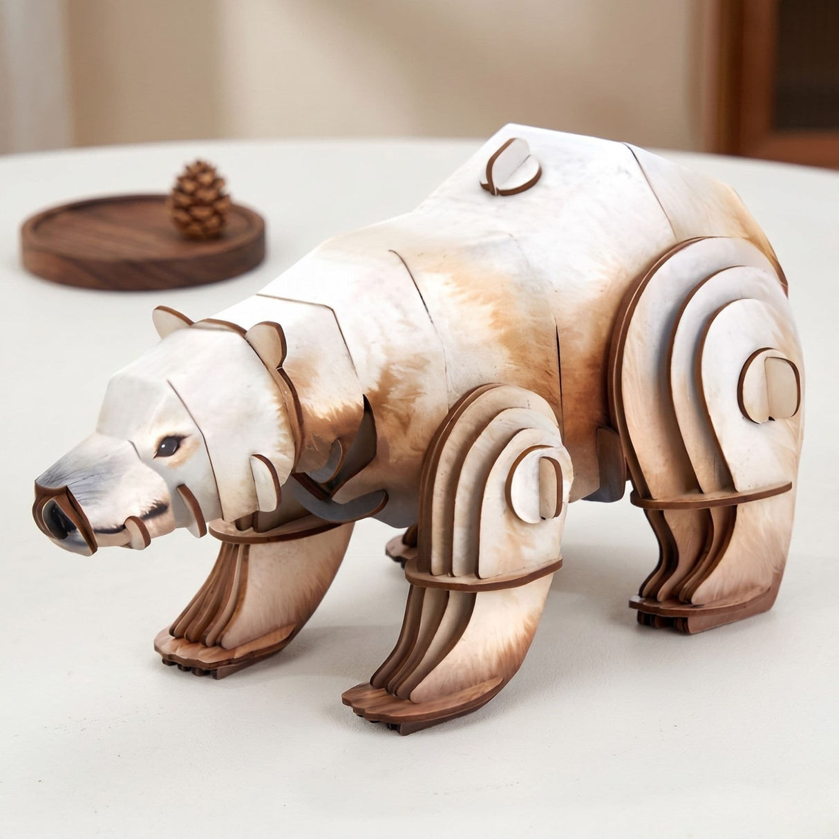 Cubicfun National Geographic - Puzzle 3D Animales Salvajes Oso Polar