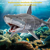 Cubicfun National Geographic - Puzzle 3D Animales Tiburón Blanco