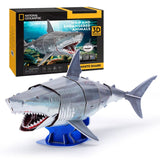 Cubicfun National Geographic - Puzzle 3D Animales Tiburón Blanco
