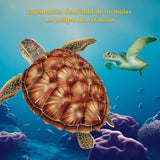 Cubicfun National Geographic - Puzzle 3D Animales Tortuga Marina