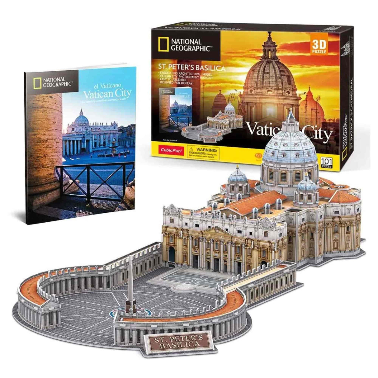 Cubicfun National Geographic - Puzzle 3D Basílica San Pedro