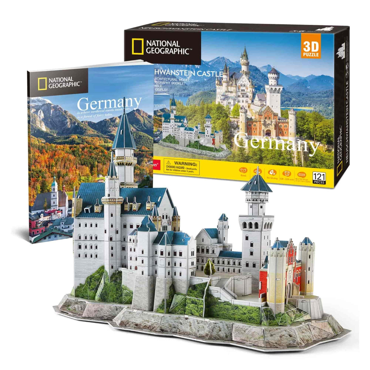 Cubicfun National Geographic - Puzzle 3D Castillo Neuschwanstein