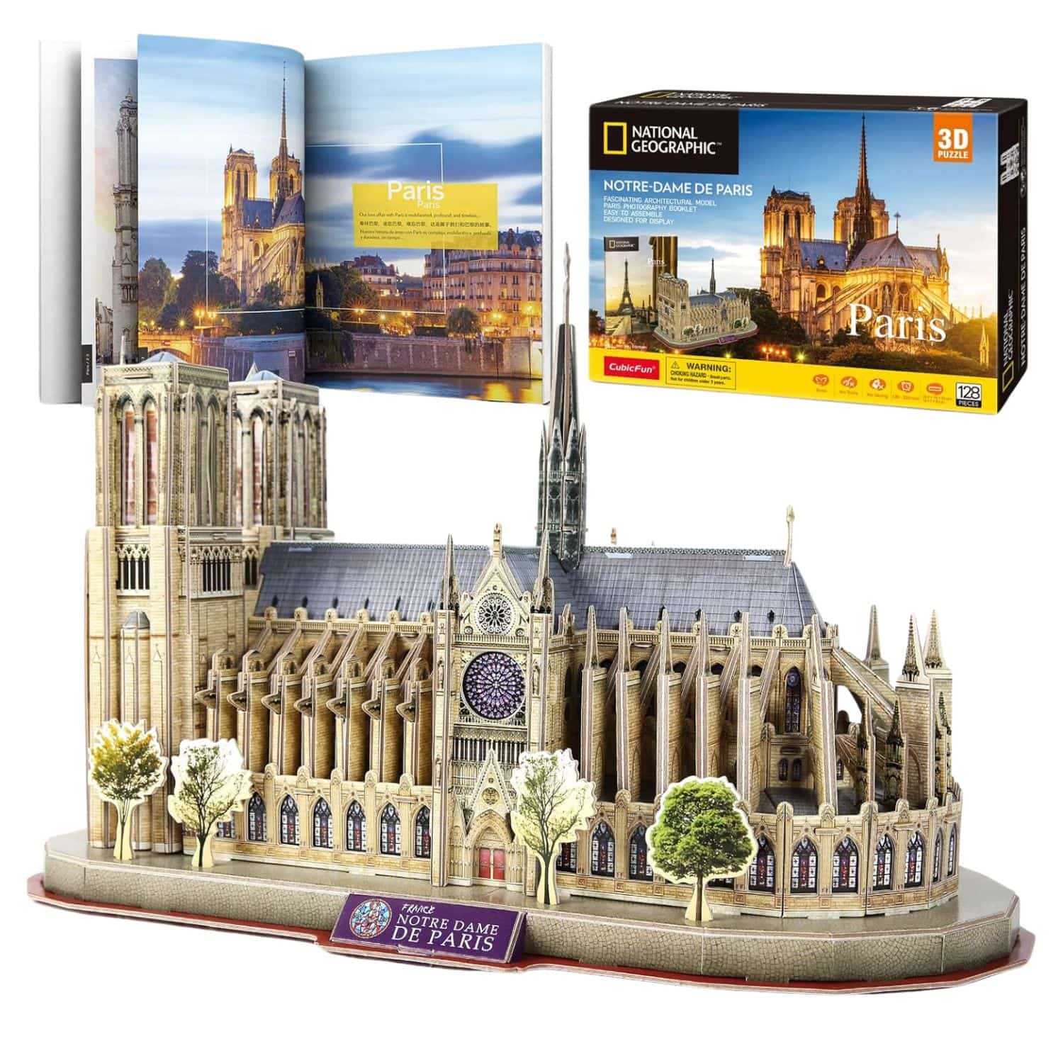 Puzzle 3D Catedral Notre Dame de Paris National Geographic – Dibu