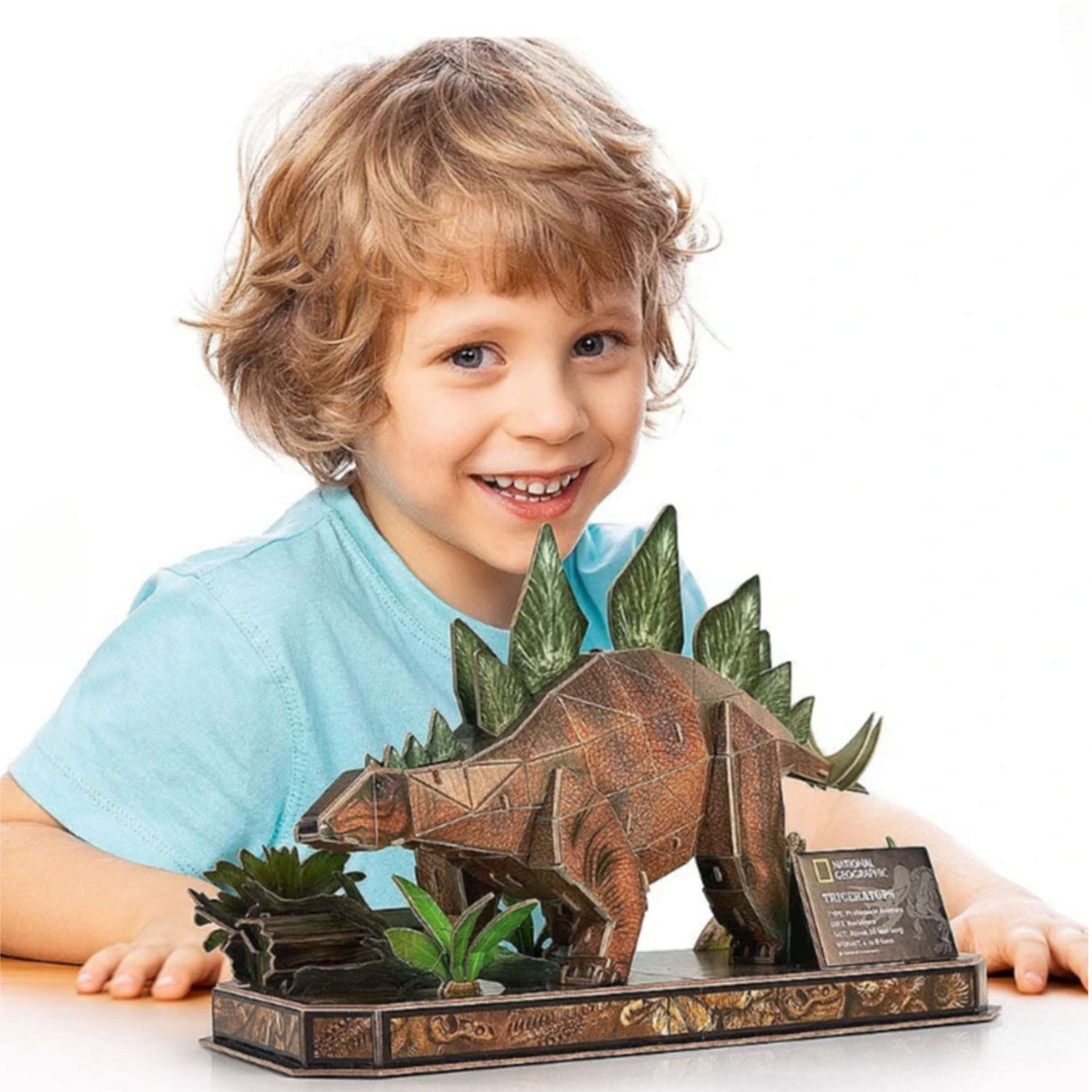 Cubicfun National Geographic - Puzzle 3D Dinosaurio Estegosaurio
