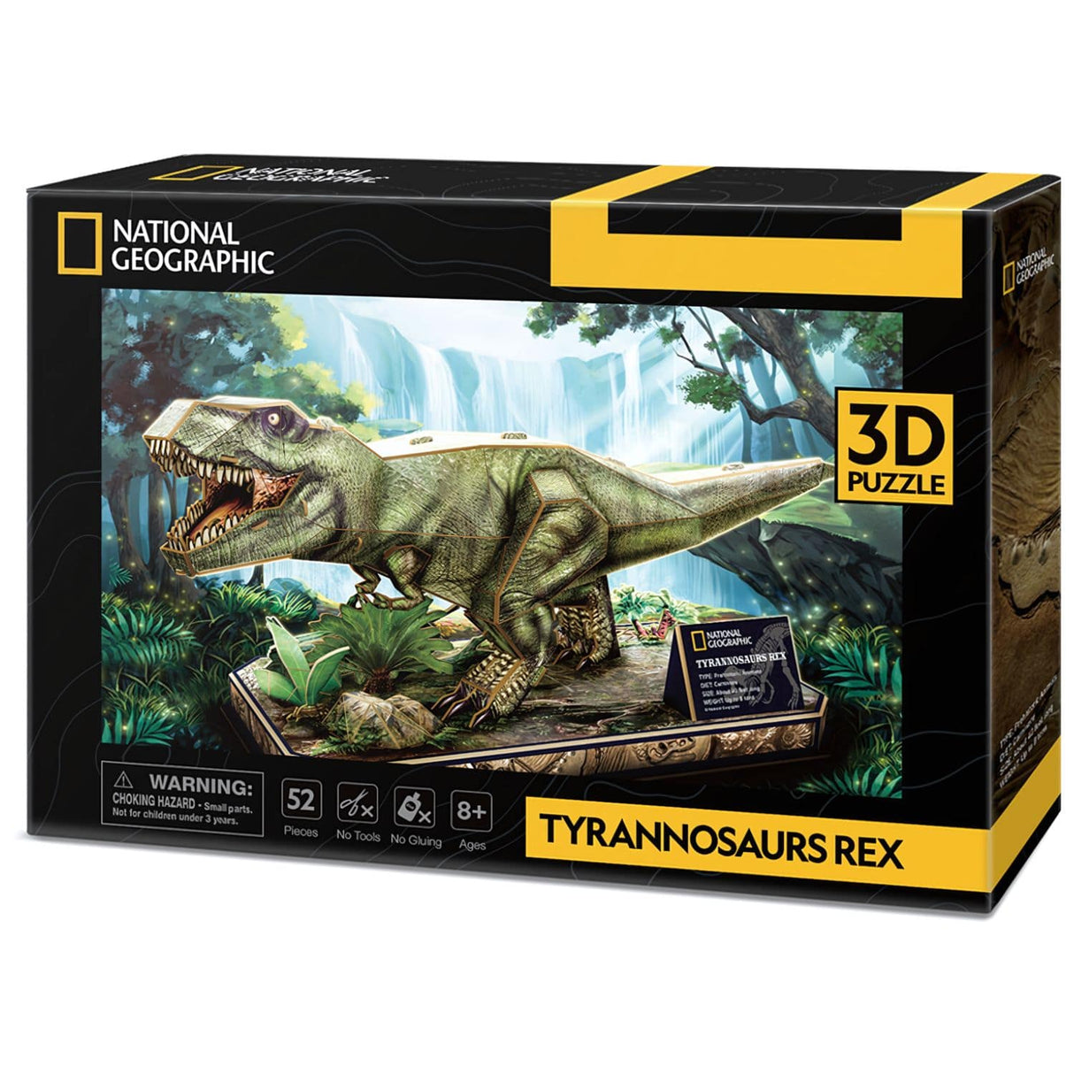 Cubicfun National Geographic - Puzzle 3D Dinosaurio Tiranosaurio Rex