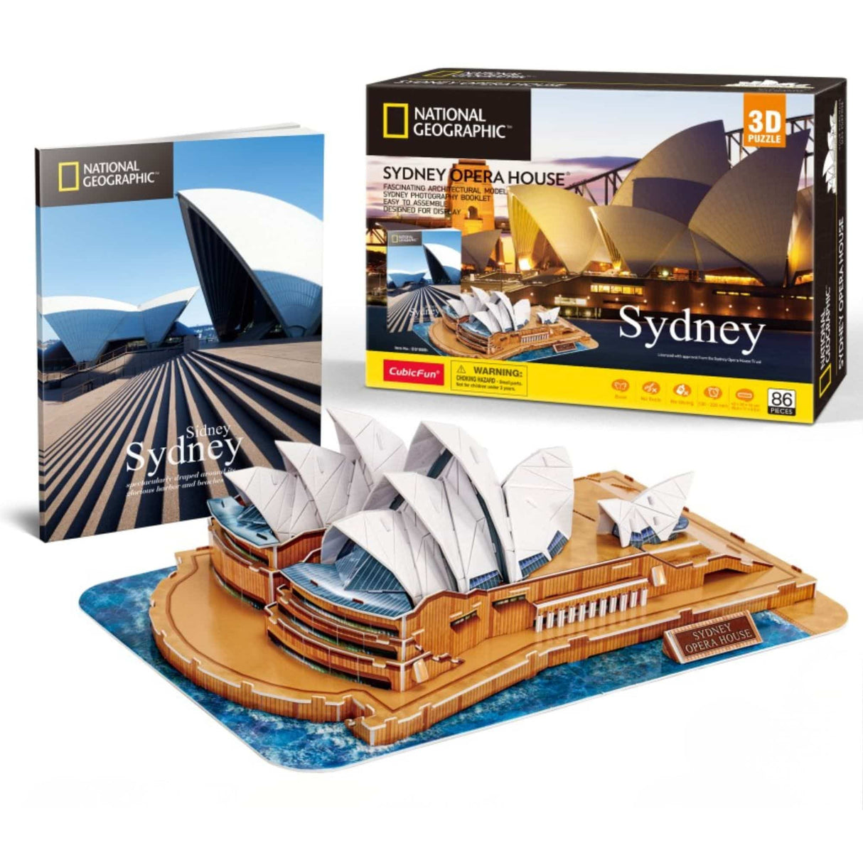 Cubicfun National Geographic - Puzzle 3D Opera House Sydney