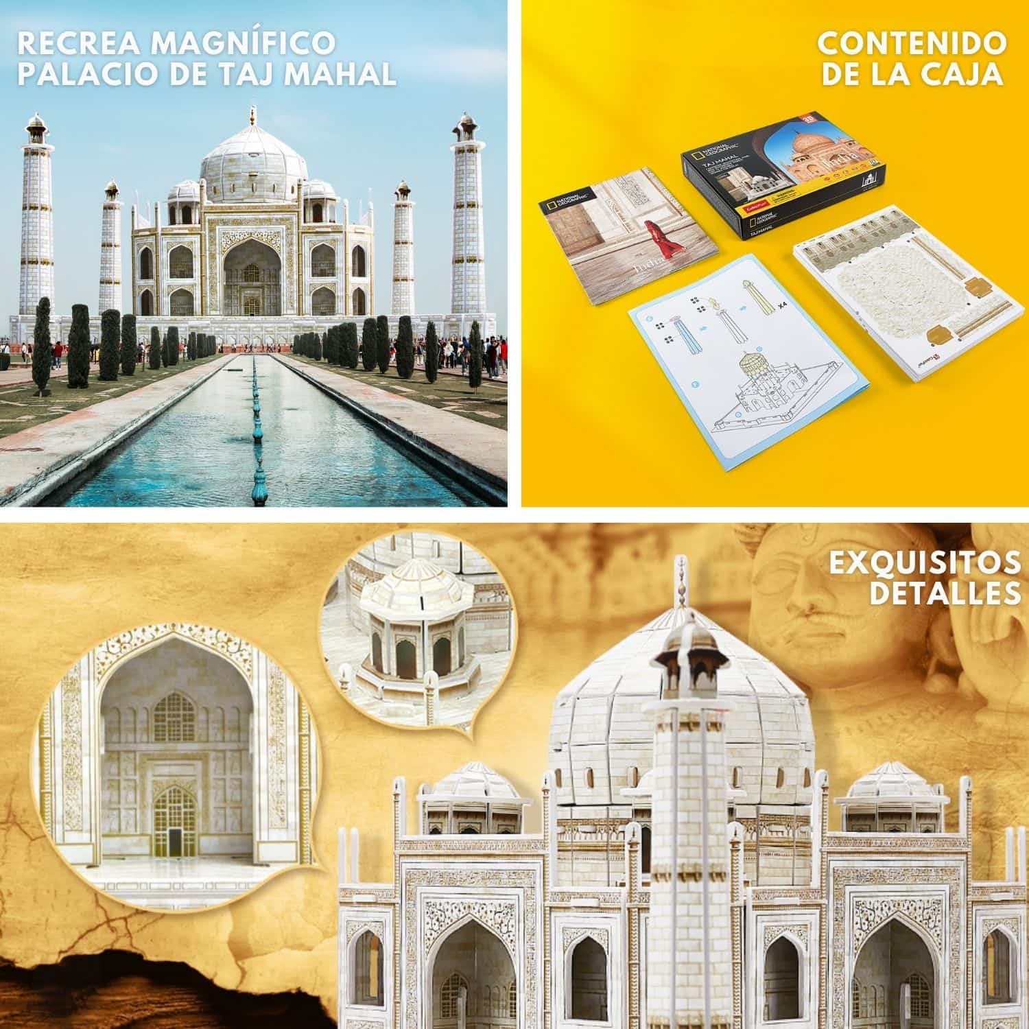 Puzzle 3D Taj Mahal India National Geographic – Dibu Chile