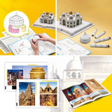 Cubicfun National Geographic - Puzzle 3D Taj Mahal India