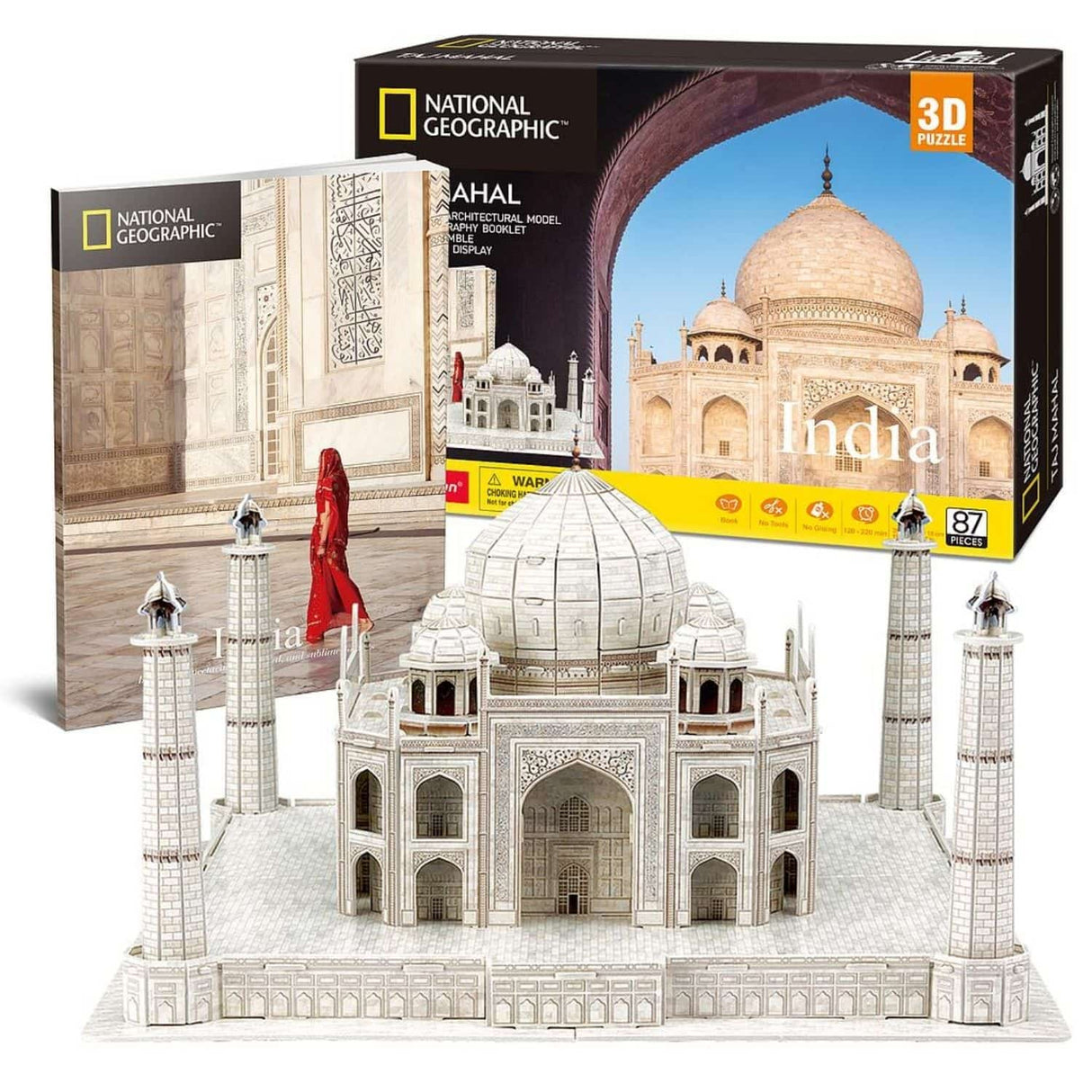 Cubicfun National Geographic - Puzzle 3D Taj Mahal India