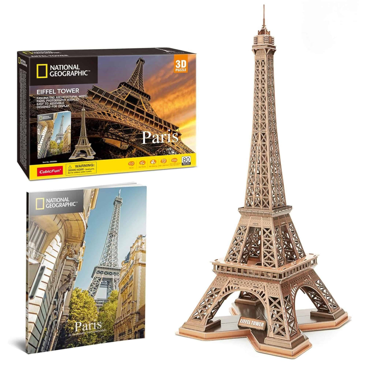 Cubicfun National Geographic - Puzzle 3D Torre Eiffel