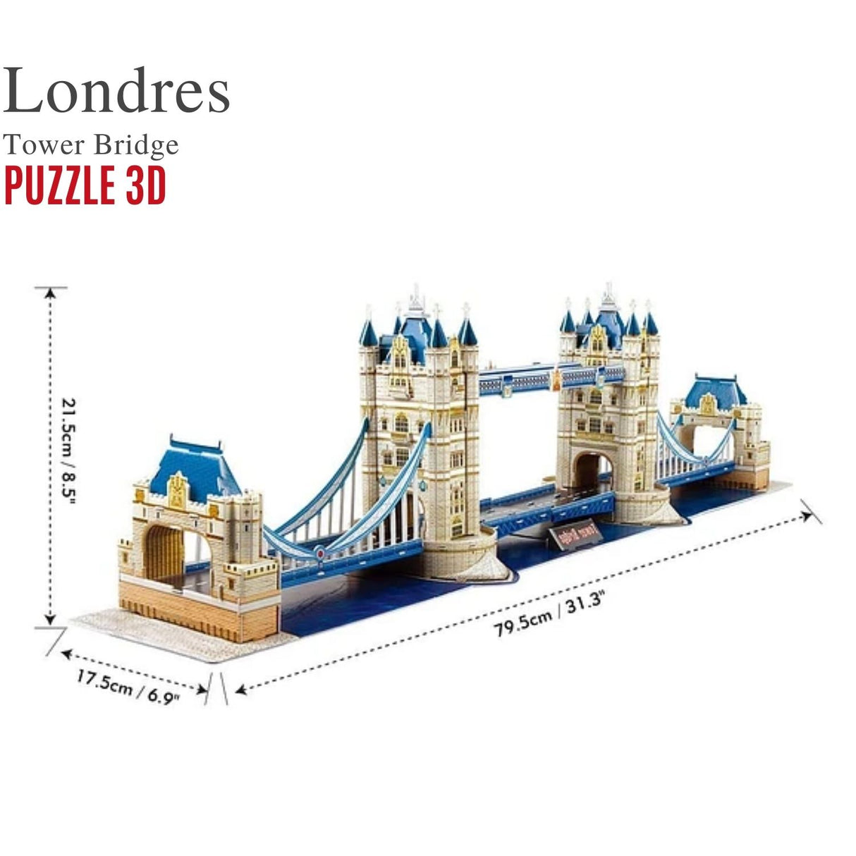Cubicfun National Geographic - Puzzle 3D Tower Bridge Londres