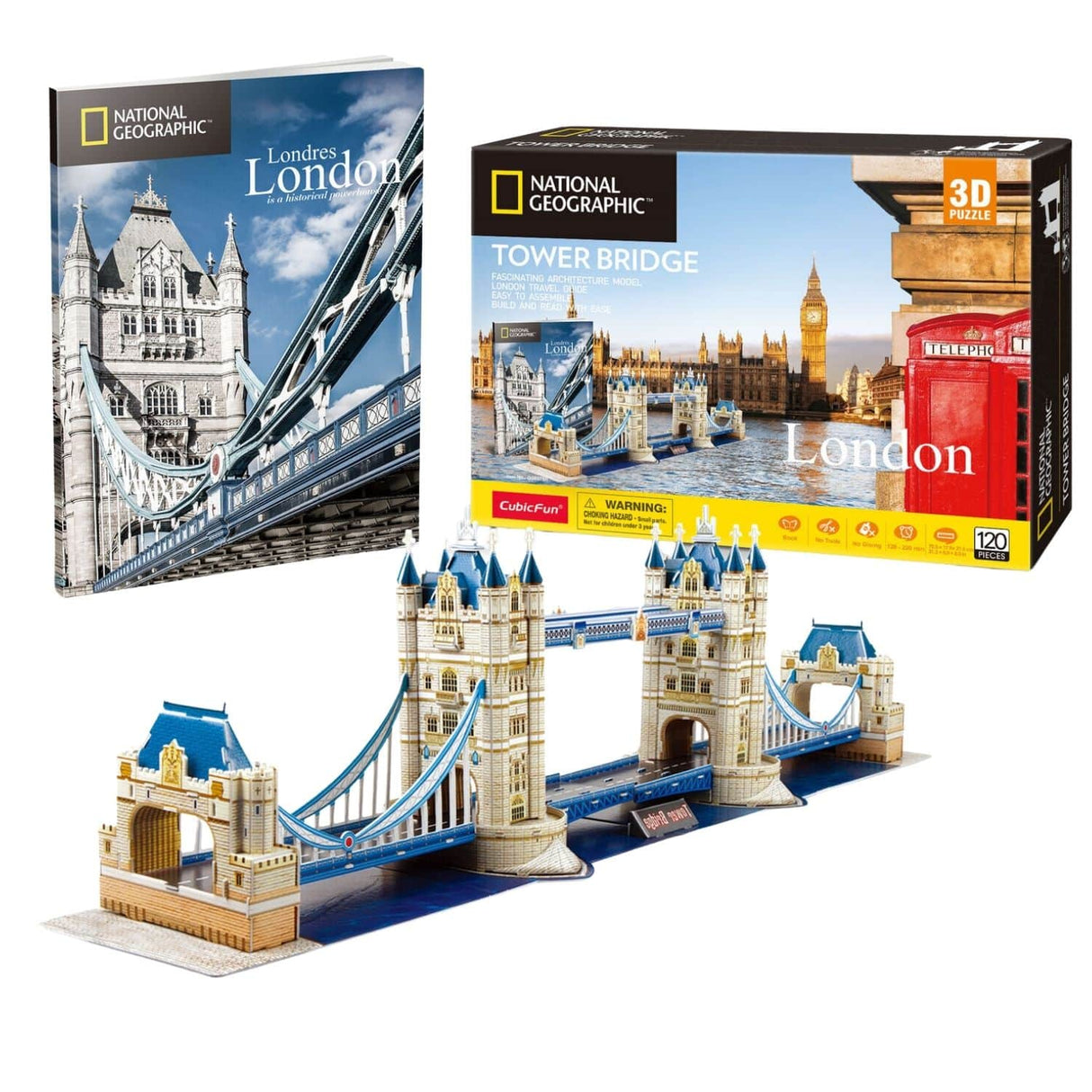 Cubicfun National Geographic - Puzzle 3D Tower Bridge Londres