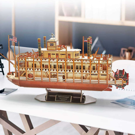Cubicfun - Puzzle 3D Barco Mississippi Steamboat