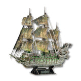 Cubicfun - Puzzle 3D Barco Pirata Flying Dutchman LED