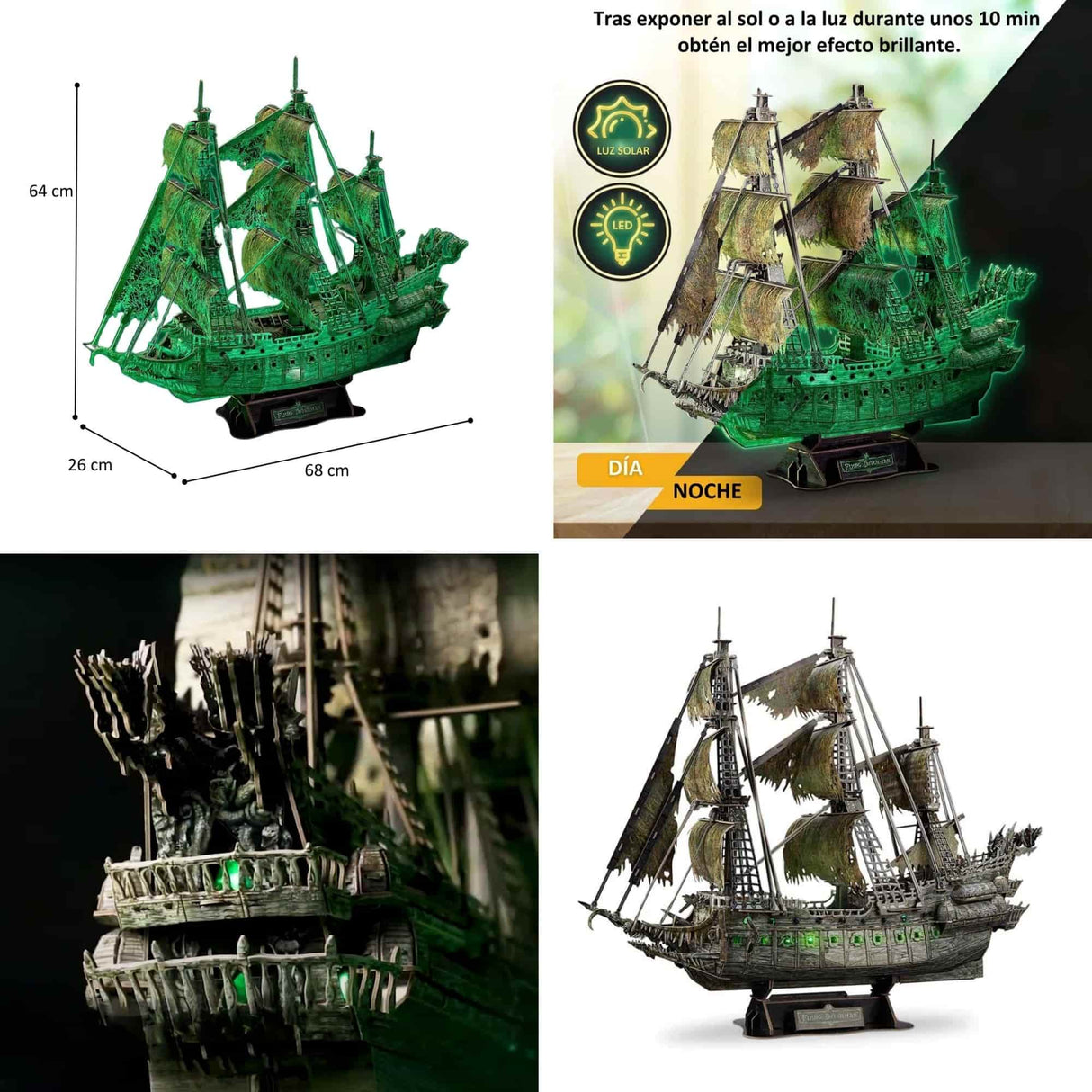 Cubicfun - Puzzle 3D Barco Pirata Flying Dutchman