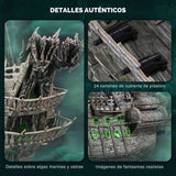 Cubicfun - Puzzle 3D Barco Pirata Flying Dutchman LED