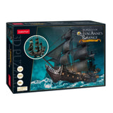 Cubicfun - Puzzle 3D Barco Pirata Queen Anne's Revenge LED