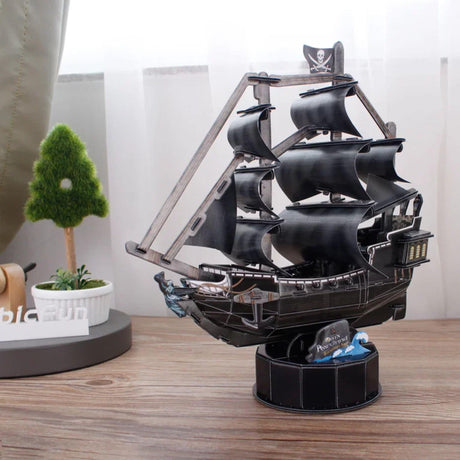 Cubicfun - Puzzle 3D Barco Pirata Queen Anne's Revenge Mini