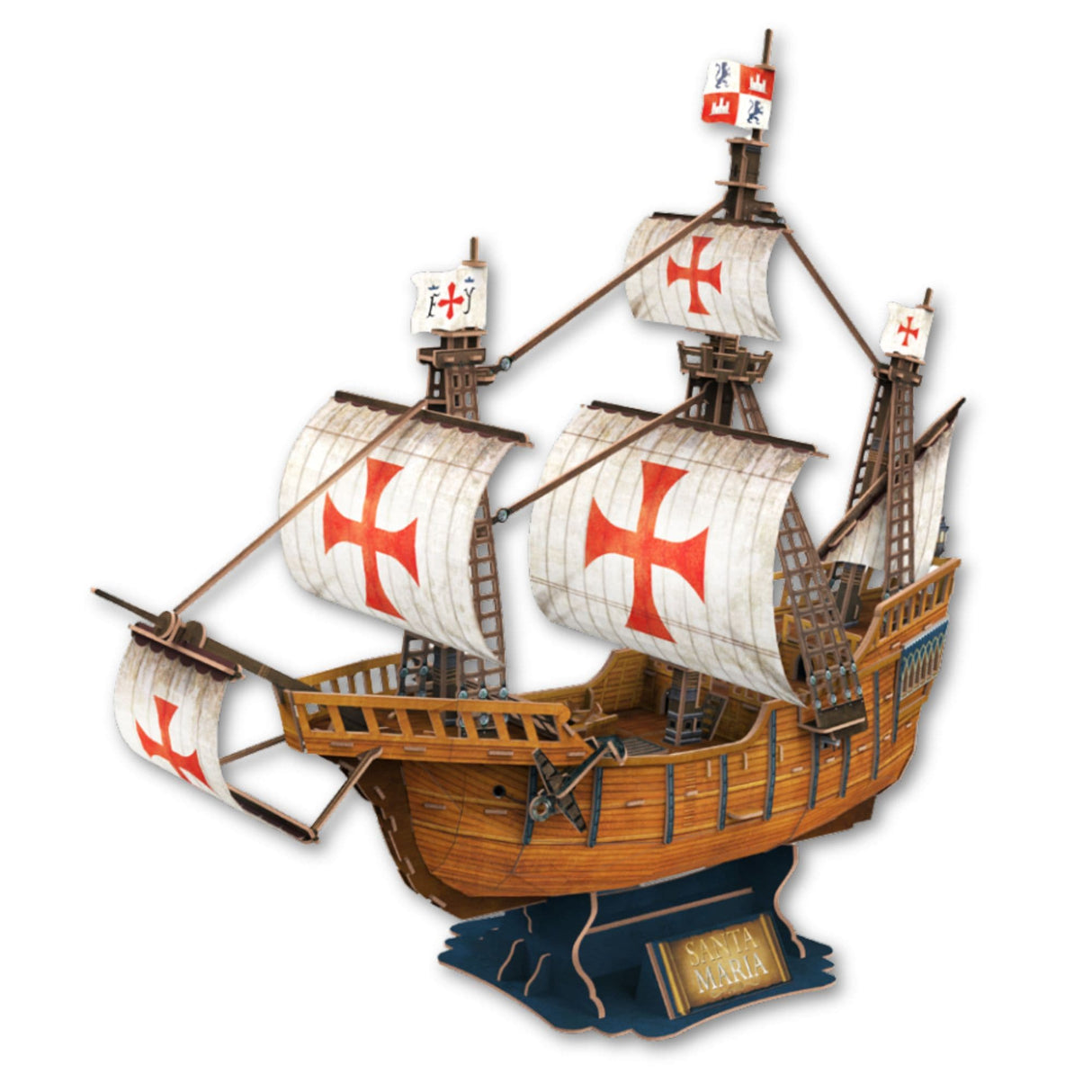 Cubicfun - Puzzle 3D Barco Santa Maria