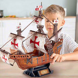 Cubicfun - Puzzle 3D Barco Santa Maria