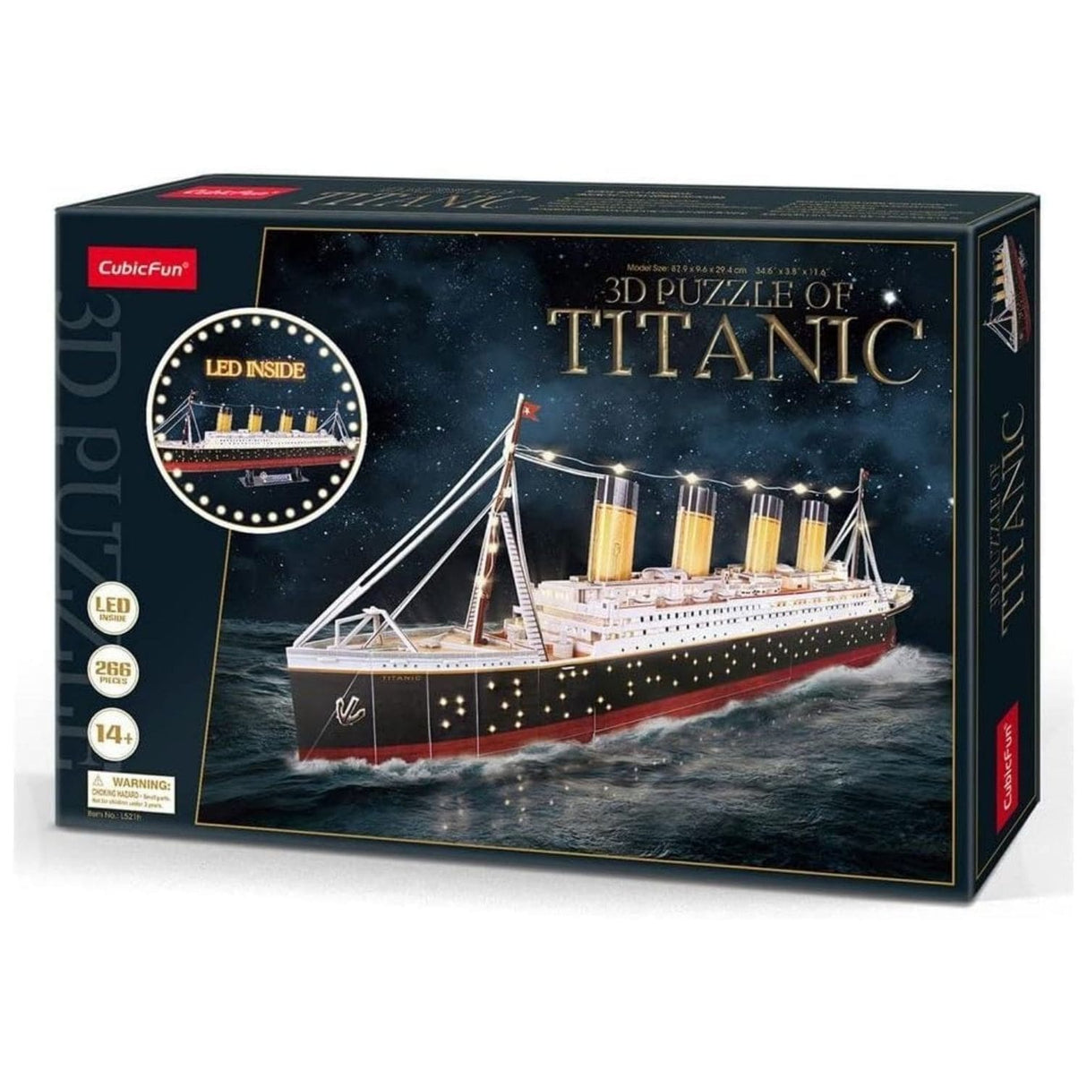 Cubicfun - Puzzle 3D Barco Titanic