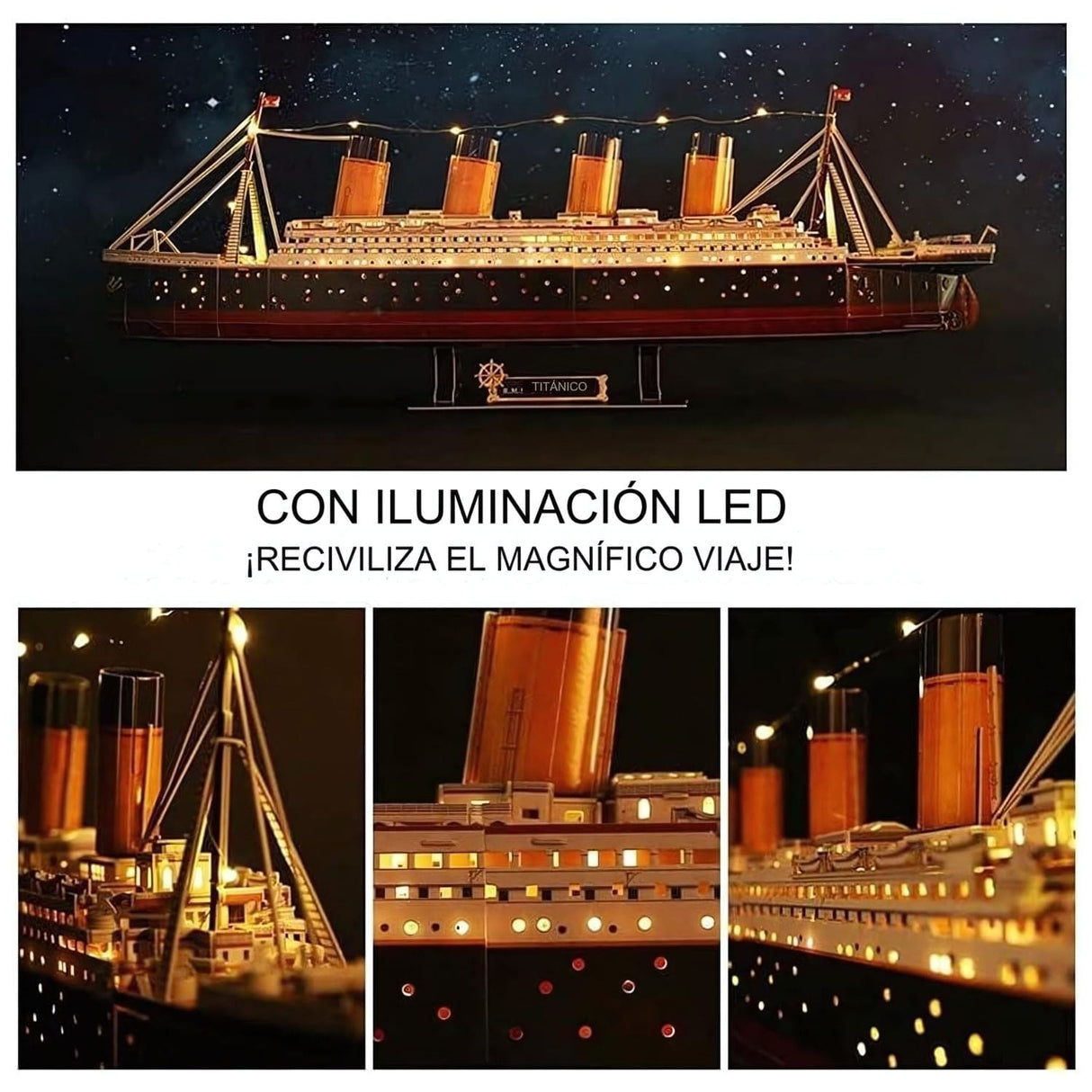 Cubicfun - Puzzle 3D Barco Titanic