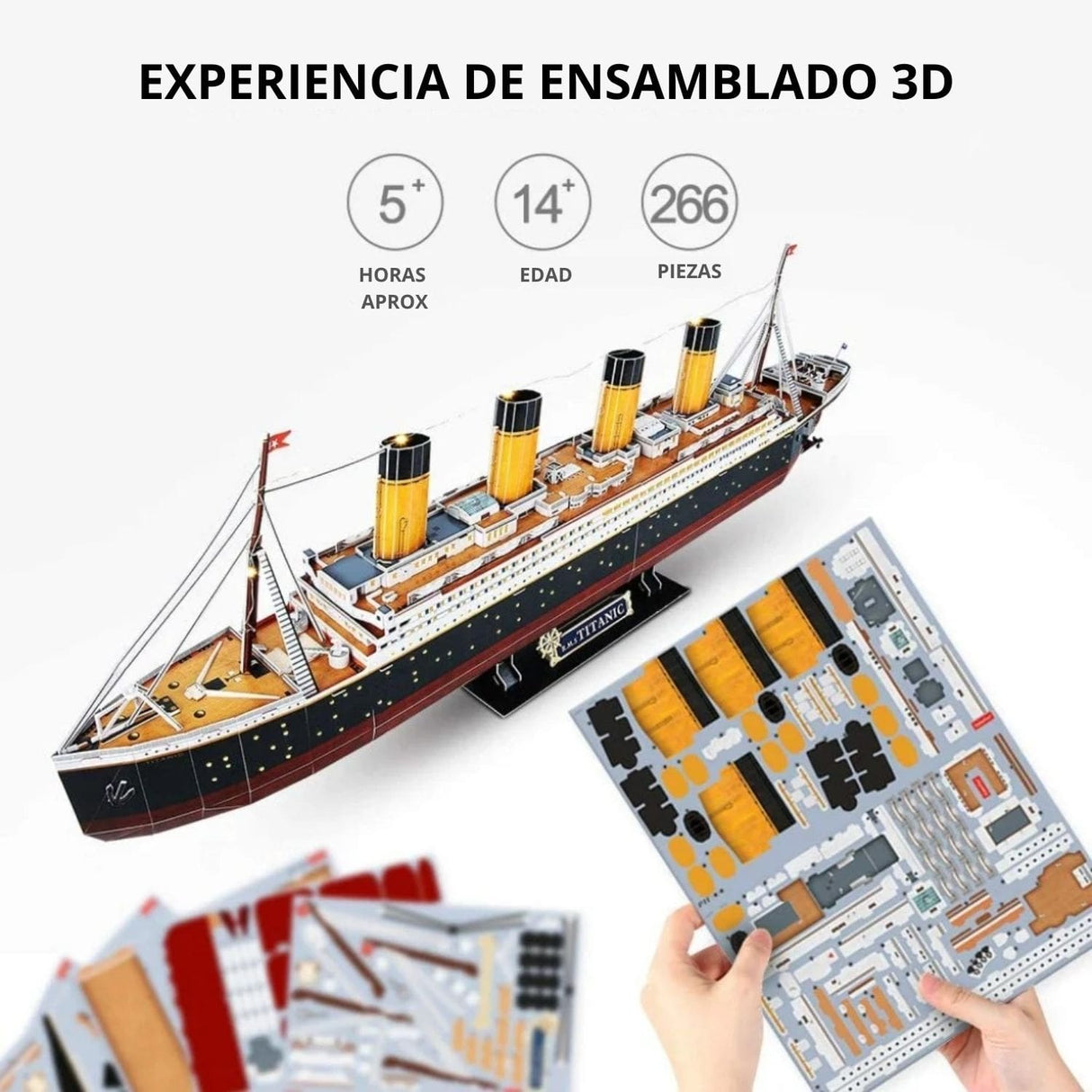 Cubicfun - Puzzle 3D Barco Titanic