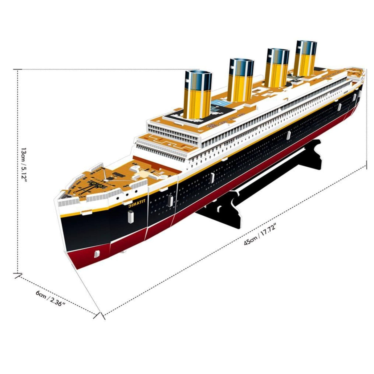 Cubicfun - Puzzle 3D Barco Titanic (Small)