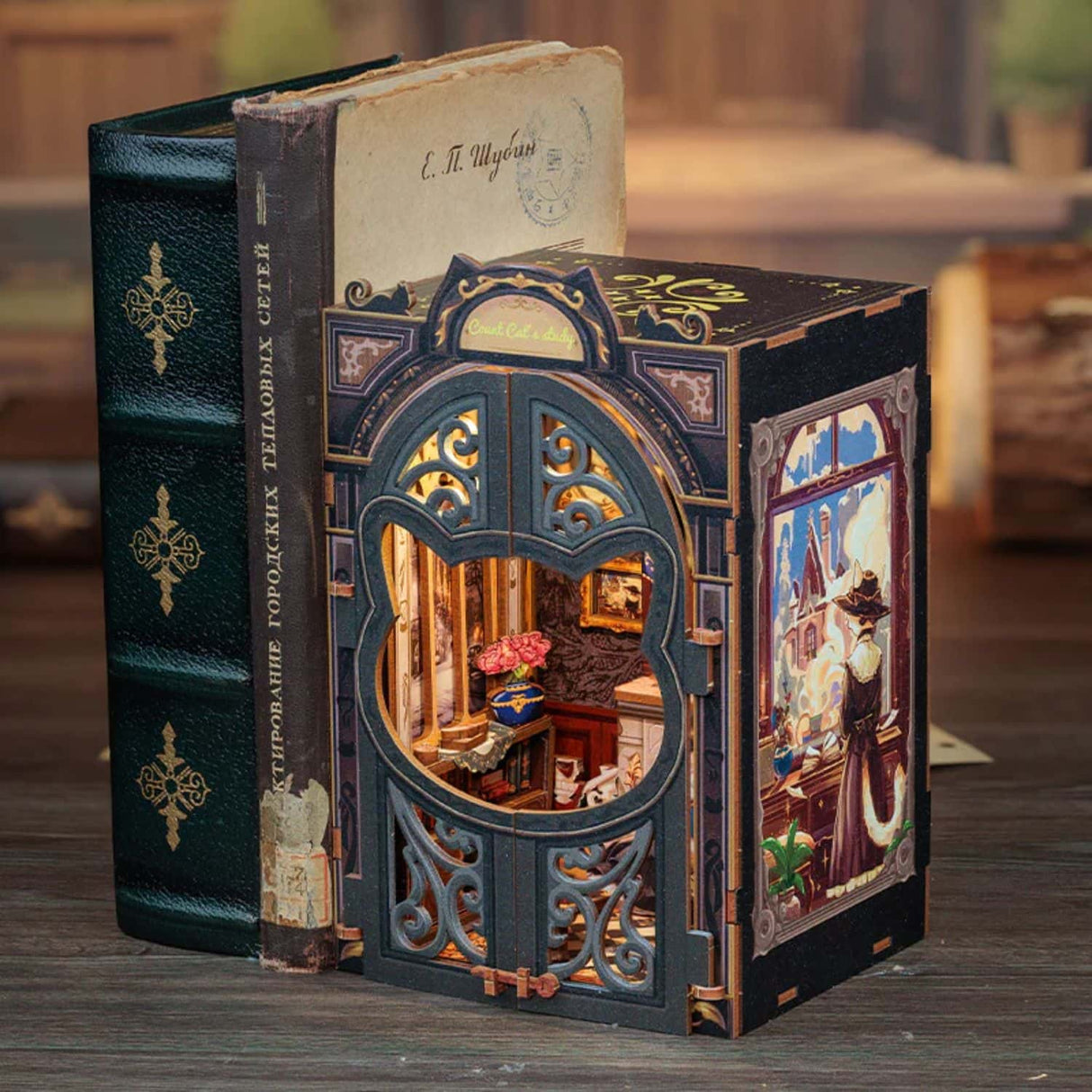 Cutebee - Separador de Libros Count Cat's Study SD03B
