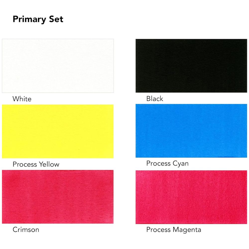 Daler Rowney FW - Set 6 Tintas Acrílicas Primary Colours 30 ml