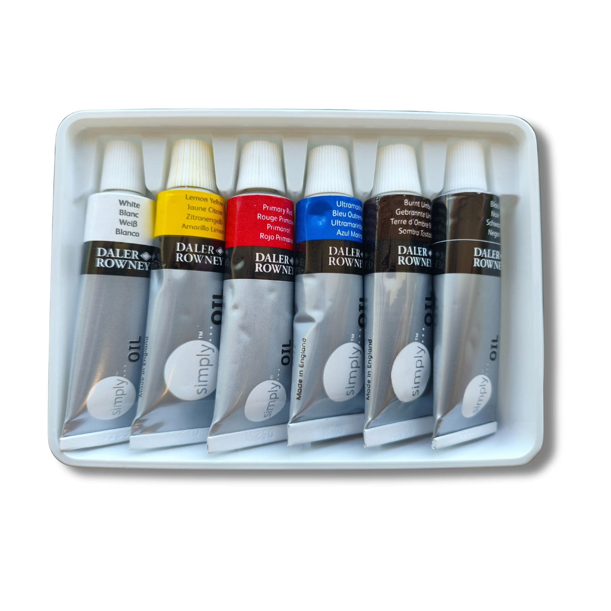 Daler Rowney - Set 6 Óleos Simply 12 ml