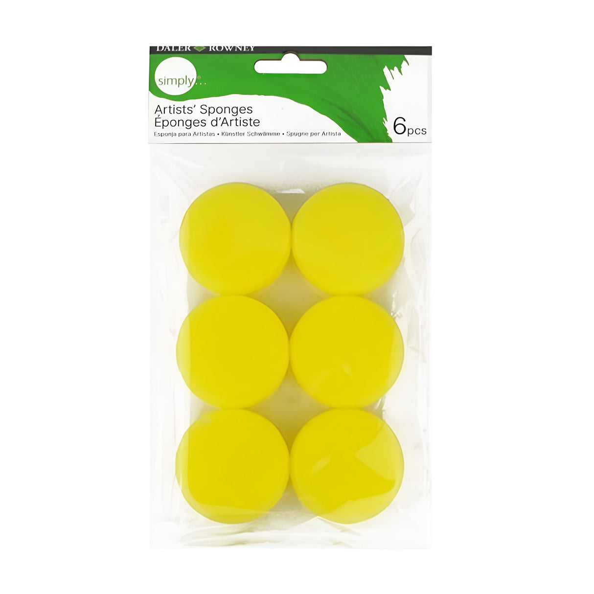 Daler Rowney Simply - Pack 6 Esponjas para Pintura