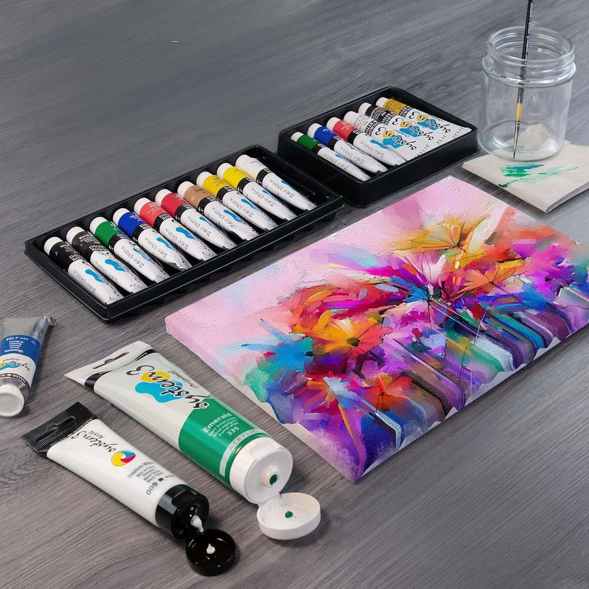 Daler Rowney System 3 - Set 6 Acrílicos 22 ml