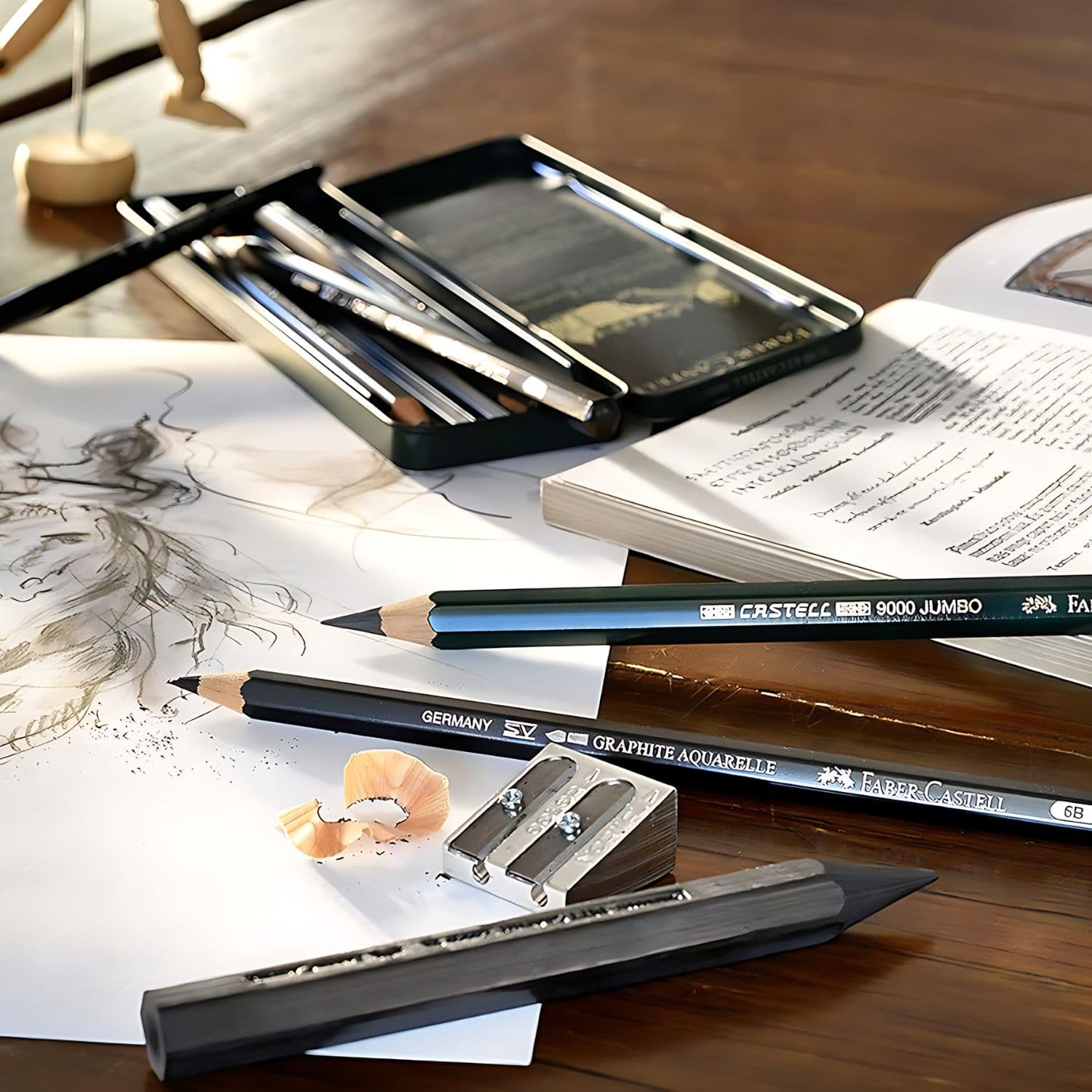Faber Castell 9000 Arte Set 6 Lápices Grafito - DibuChile – Dibu Chile