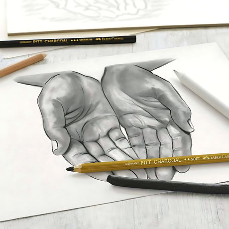 Faber Castell - Kit Dibujo Charcoal Sketch Carboncillo